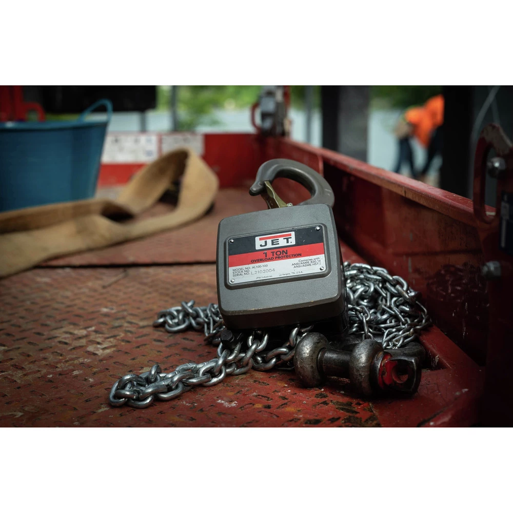 JET 133122 AL100 Series 1/2 Ton Capacity Hand Chain Hoist With 15 Ft. Of Lift 7 JET 133122 AL100 Series 1/2 Ton Capacity Hand Chain Hoist With 15 Ft. Of Lift - Image 7