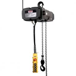 JET 140234 230V 6.9 Amp TS Series 2 Speed 1/2 Ton 15 Ft. Lift 3-Phase Electric Chain Hoist