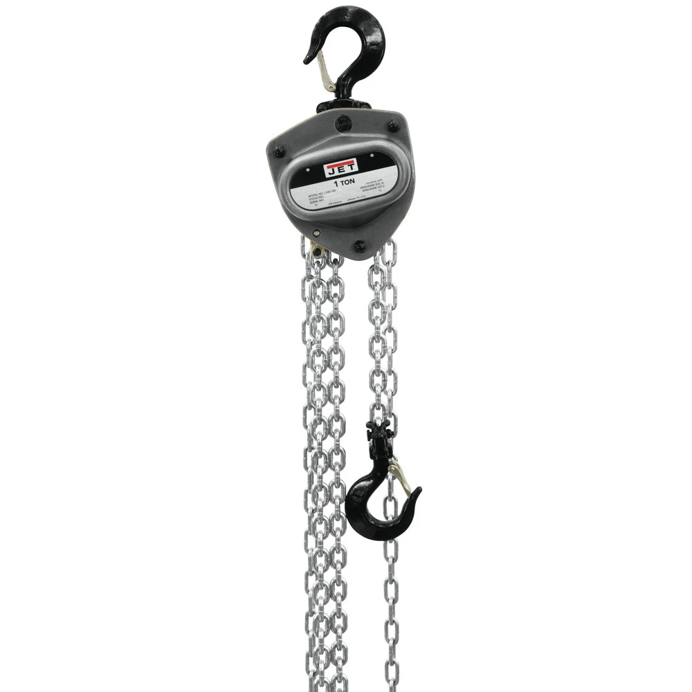 JET L100-1TWO-30 1 Ton Capacity Hoist With 30 Ft. Lift And Overload Protection 1 JET L100-1TWO-30 1 Ton Capacity Hoist With 30 Ft. Lift And Overload Protection