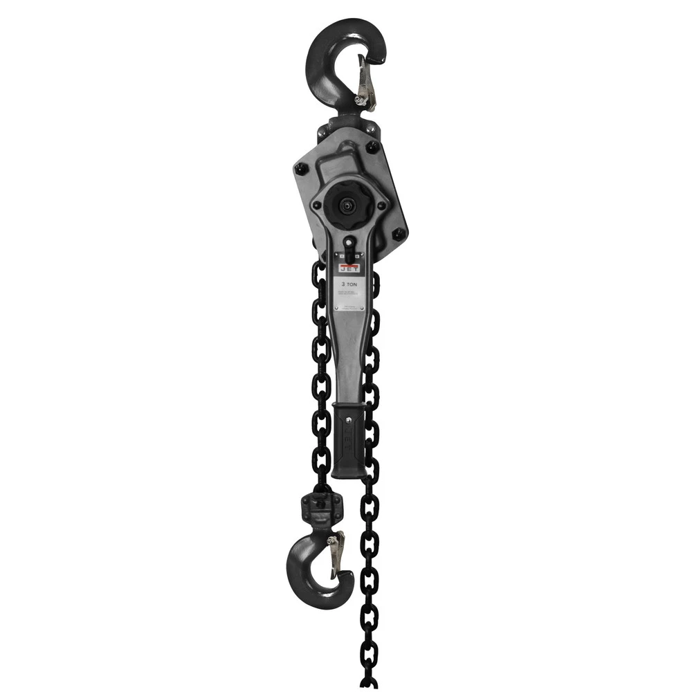 JET JLP-300A-5SH 3-Ton Lever Hoist 5 Ft. Lift & Shipyard Hooks 1 JET JLP-300A-5SH 3-Ton Lever Hoist 5 Ft. Lift & Shipyard Hooks