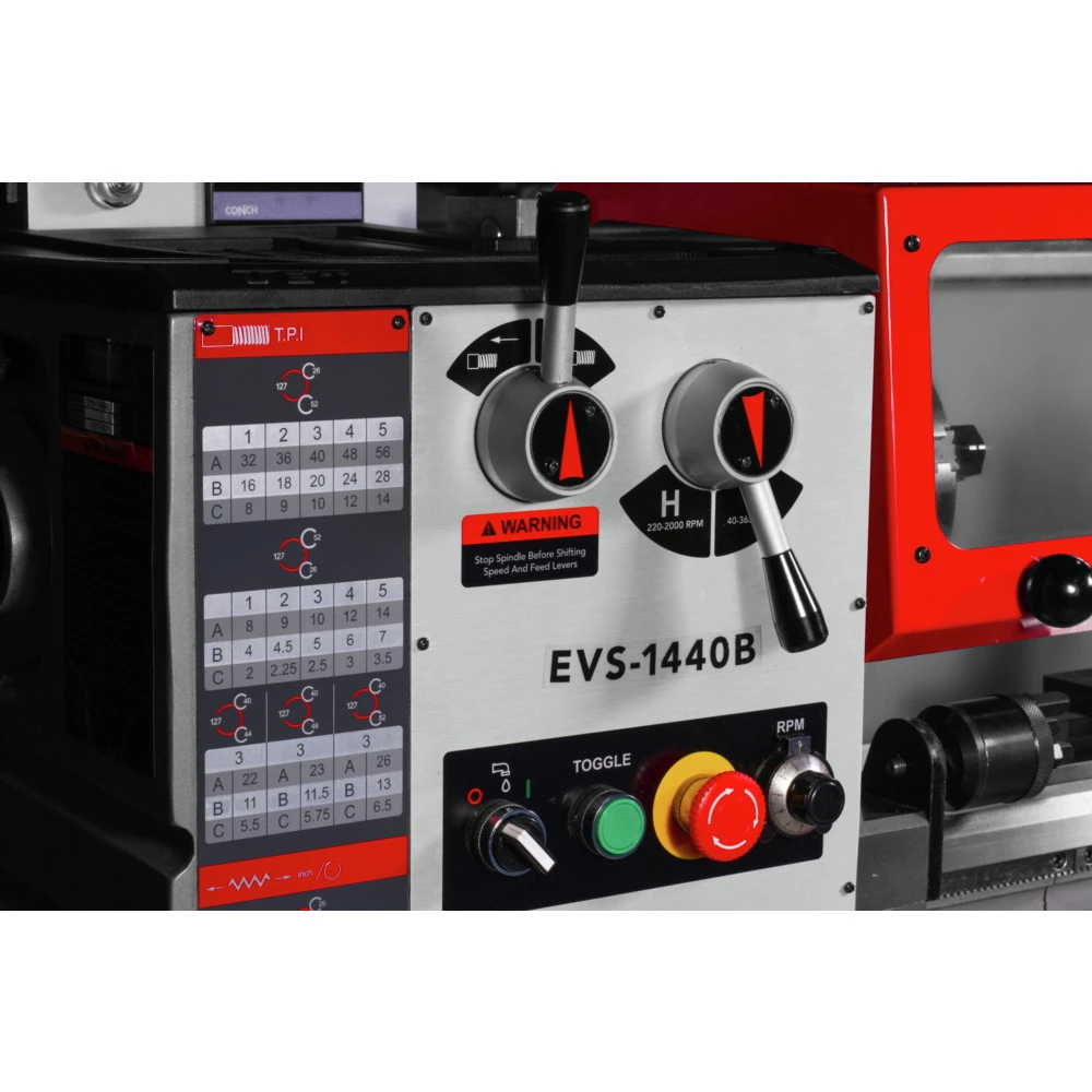 JET 311448 EVS-1440 3 HP Variable Speed Lathe With Newall DP700 DRO 4 JET 311448 EVS-1440 3 HP Variable Speed Lathe With Newall DP700 DRO - Image 4