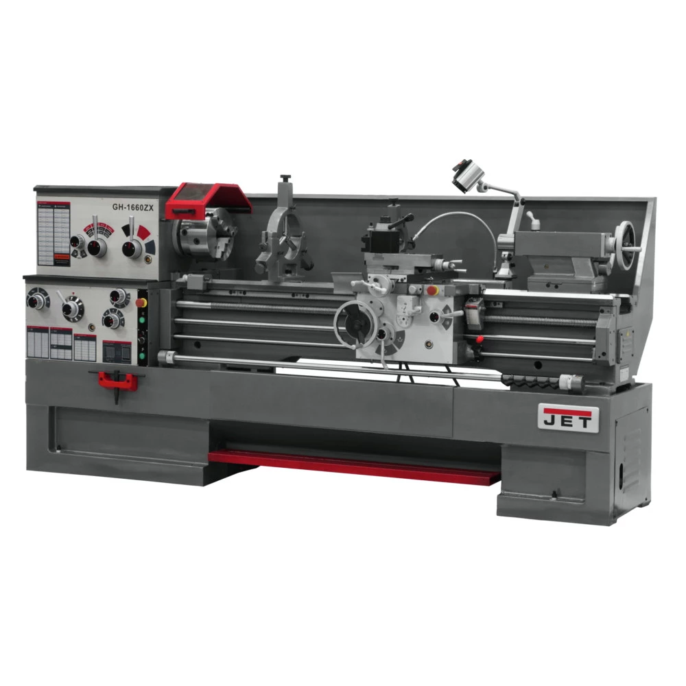 JET GH-1660ZX 16 In. X 60 In. 7-1/2 HP 3-Phase ZX Series Large Spindle Bore Lathe 3 JET GH-1660ZX 16 In. X 60 In. 7-1/2 HP 3-Phase ZX Series Large Spindle Bore Lathe - Image 3