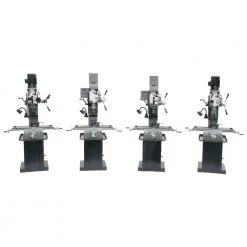 JET 351151 JMD-45GH Geared Head Square Column Mill Drill With Newall DP700 2-Axis DRO And X-Powerfeed -Outlet JET Store jetn351151 d