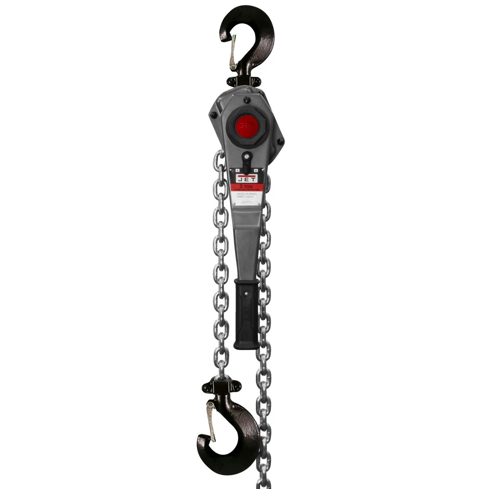 JET JLH-300-5PSH JLH Series 3 Ton 5 Ft. Lift Overload Protection & Shipyard Hooks Lever Hoist 1 JET JLH-300-5PSH JLH Series 3 Ton 5 Ft. Lift Overload Protection & Shipyard Hooks Lever Hoist
