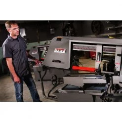 JET 424475 HBS-1220MSAH 12 In. X 20 In. Semi-Automatic Mitering Variable Speed Bandsaw With Hydraulic Vise -Outlet JET Store jetn424475 d