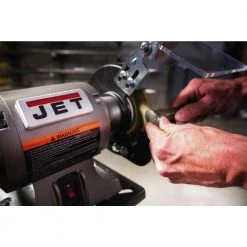 JET 577126 JBG-6W Shop Grinder With Grinding Wheel And Wire Wheel -Outlet JET Store jetn577126 e