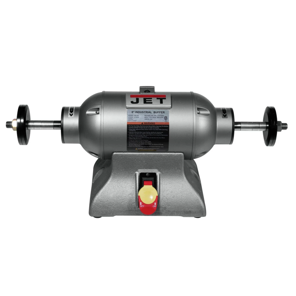 JET 577408 115V 11 Amp Industrial 8 In. Corded Buffer 1 JET 577408 115V 11 Amp Industrial 8 In. Corded Buffer