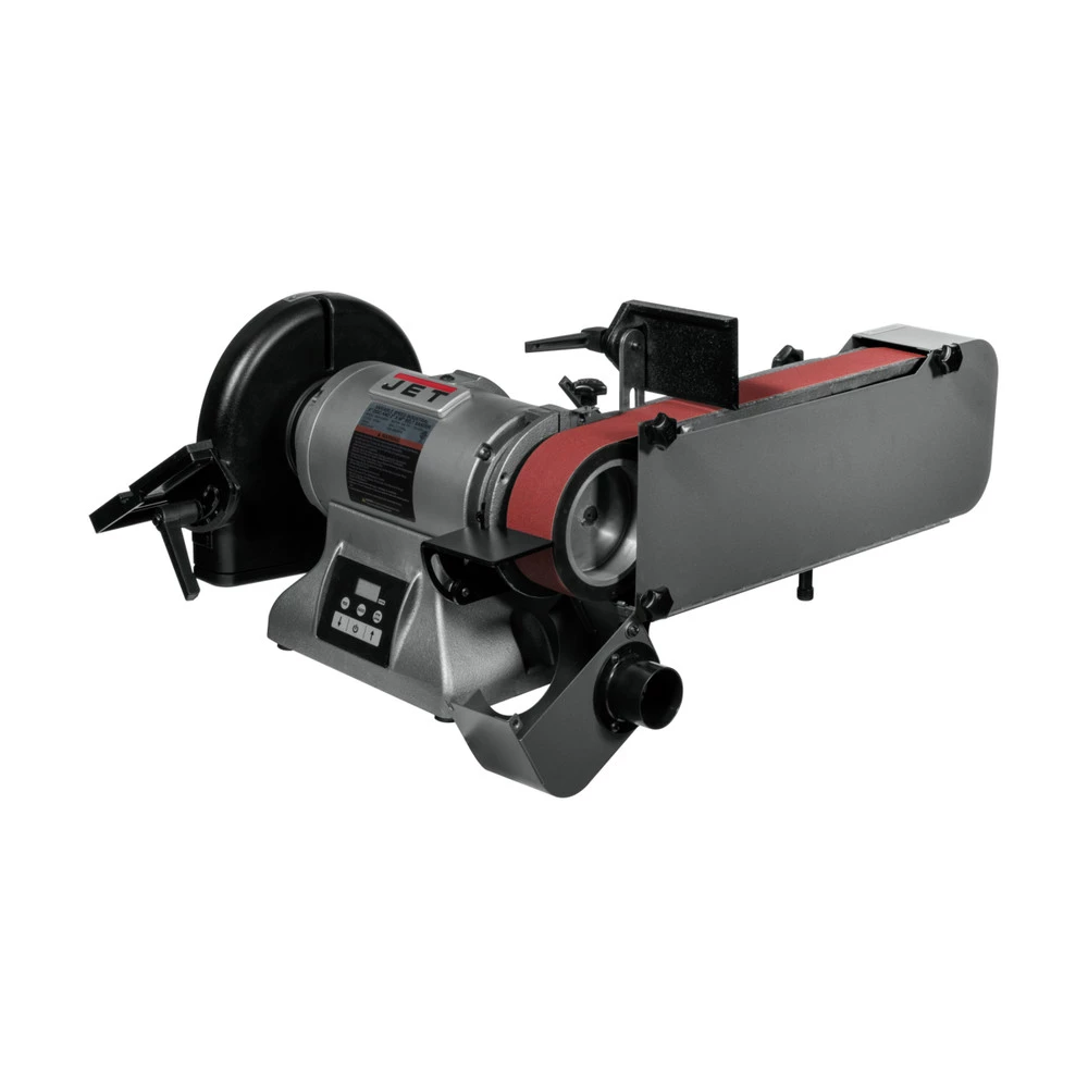 JET 577842 115V 11 Amp Variable Speed Industrial 2 In. X 48 In. Sanding Belt/ 9 In. Corded Disc Grinder 2 JET 577842 115V 11 Amp Variable Speed Industrial 2 In. X 48 In. Sanding Belt/ 9 In. Corded Disc Grinder - Image 2