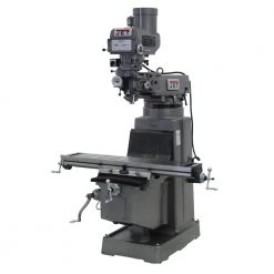 JET JTM-1050 Mill With ACU-RITE 200S DRO And X, Y & Z-Axis Powerfeeds & Power Draw Bar