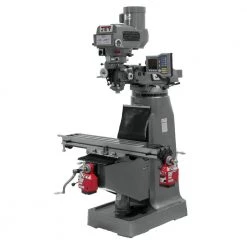 JET JTM-4VS Mill With VUE 3-Axis Q DROX And Y Powerfeed