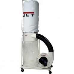 JET DC-1100VX-5M Vortex 115V/230V 1.5HP Single-Phase Dust Collector 5-Micron Bag Filter Kit