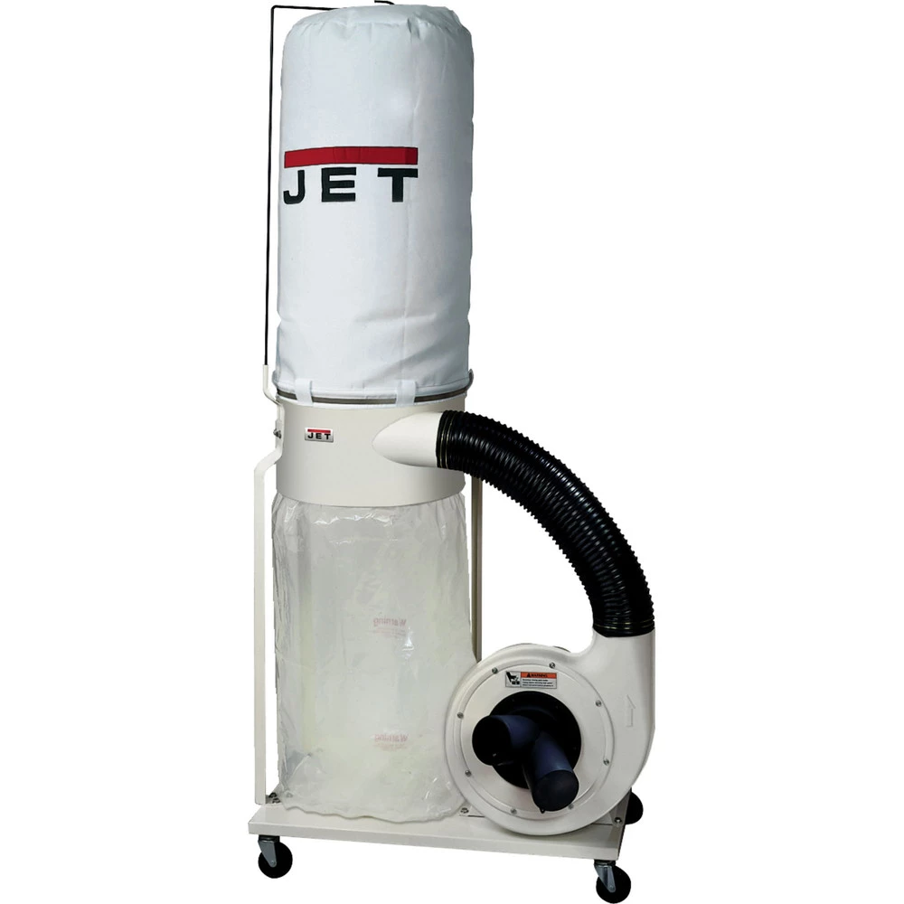 JET DC-1100VX-5M Vortex 115V/230V 1.5HP Single-Phase Dust Collector 5-Micron Bag Filter Kit 1 JET DC-1100VX-5M Vortex 115V/230V 1.5HP Single-Phase Dust Collector 5-Micron Bag Filter Kit