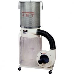 JET DC-1100VX-CK Vortex 115/230V 1.5HP Single-Phase Dust Collector With 2-Micron Canister Kit