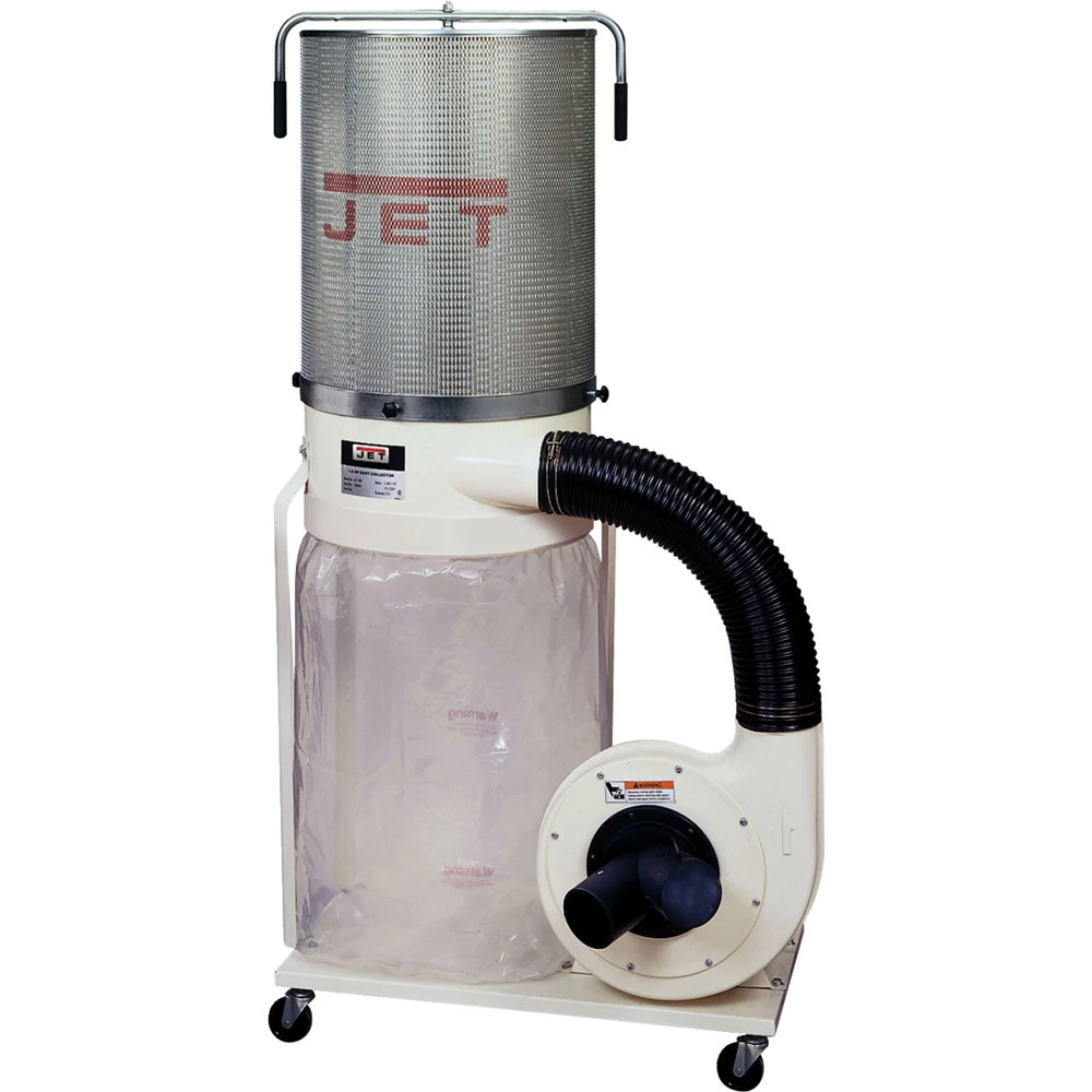 JET DC-1100VX-CK Vortex 115/230V 1.5HP Single-Phase Dust Collector With 2-Micron Canister Kit 1 JET DC-1100VX-CK Vortex 115/230V 1.5HP Single-Phase Dust Collector With 2-Micron Canister Kit