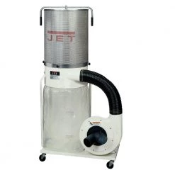 JET DC-1200VX-CK3 230V/460V Vortex 2HP Three-Phase Dust Collector With 2-Micron Canister Kit