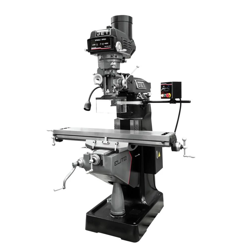 JET 894159 ETM-949 Mill With 3-Axis Newall DP700 (Quill) DRO And X-Axis JET Powerfeed 1 JET 894159 ETM-949 Mill With 3-Axis Newall DP700 (Quill) DRO And X-Axis JET Powerfeed