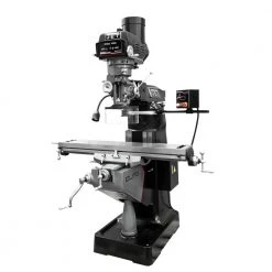 JET 894170 ETM-949 Mill With 3-Axis Newall DP700 (Knee) DRO And X, Y, Z-Axis JET Powerfeeds
